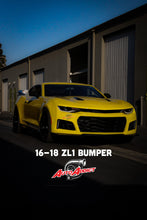 Load image into Gallery viewer, 2016-2018 Chevy Camaro ZL1 Front Bumper Conversion 7pcs Ful Kit Flat BLK