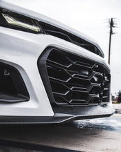 Load image into Gallery viewer, 2019-2025 Chevy Camaro ZL1 1LE Track Package Front Bumper Conversion 13pcs Full Kit Flat BLK for Non-RS Headlights
