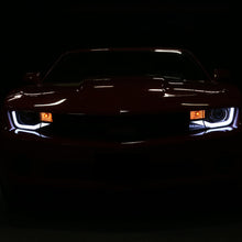 Load image into Gallery viewer, 2010-2013 Chevy Camaro 6th Gen Style Headlights – OEM Bumper Fitment, LED Light Bar