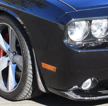 Load image into Gallery viewer, 2008-2014 Dodge Challenger Carbon Fiber Front Bumper Canards (Pair)