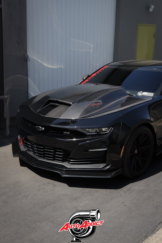 2016-2024 Chevy Camaro Type-Copo Double Sided Carbon Fiber Hood