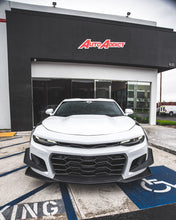 Load image into Gallery viewer, 2019-2025 Chevy Camaro ZL1 1LE Track Package Front Bumper Conversion 13pcs Full Kit Flat BLK for Non-RS Headlights