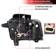 Load image into Gallery viewer, 2010-2013 Chevy Camaro 6th Gen Style Headlights – OEM Bumper Fitment, LED Light Bar
