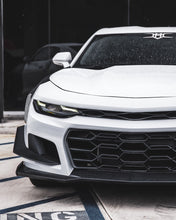 Load image into Gallery viewer, 2019-2025 Chevy Camaro ZL1 1LE Track Package Front Bumper Conversion 13pcs Full Kit Flat BLK for Non-RS Headlights
