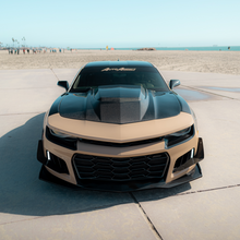Load image into Gallery viewer, 2010-2015 Chevy Camaro Type-ZR Carbon Fiber Double Sided Hood