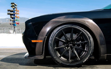 Load image into Gallery viewer, 2018-2024 Dodge Challenger Widebody Hellcat/Demon/Redeye Carbon Fiber Front Fender Flare Extensions