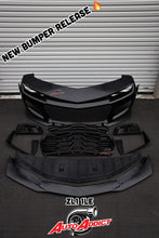 Load image into Gallery viewer, 2010-2015 Chevy Camaro ZL1 1LE Track Package Front Bumper Conversion 11pcs Full Kit Flat BLK Body Kit