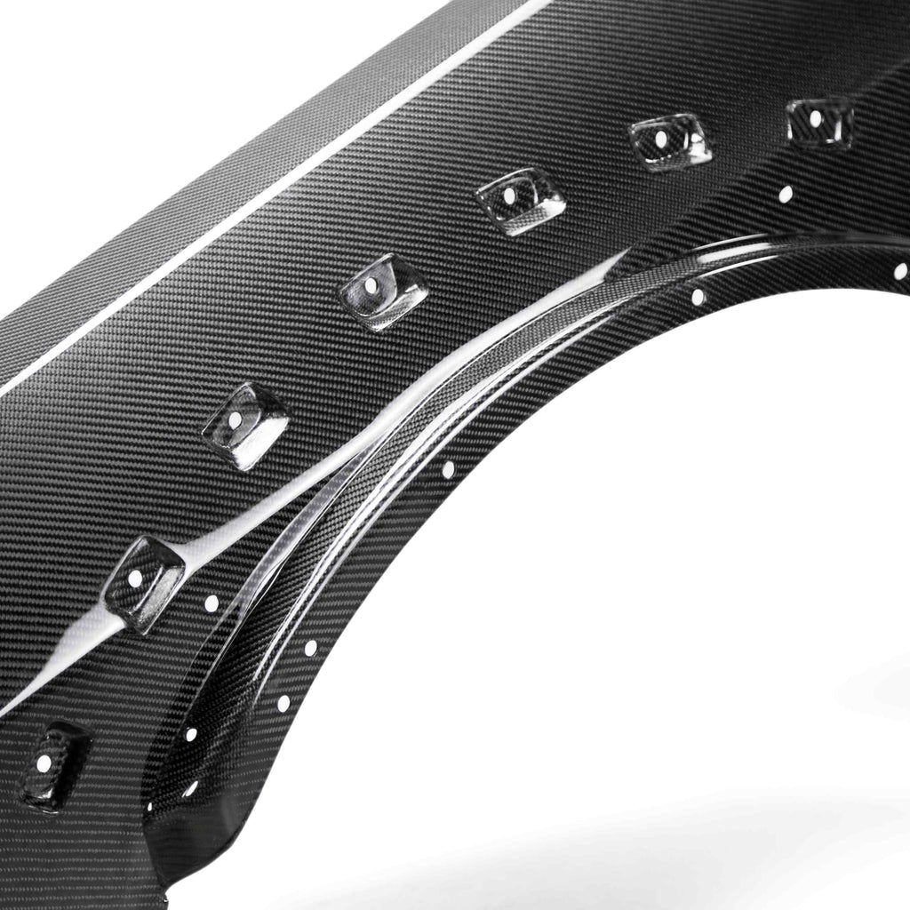2018-2023 Dodge Challenger Widebody Hellcat/Demon/Redeye Carbon Fiber Front Fenders (Pair)