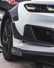 Load image into Gallery viewer, 2019-2025 Chevy Camaro ZL1 1LE Track Package Front Bumper Conversion 13pcs Full Kit Flat BLK for Non-RS Headlights