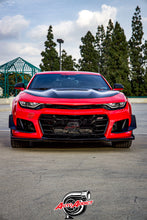 Load image into Gallery viewer, 2019-2025 Chevy Camaro ZL1 1LE Track Package Front Bumper Conversion 13pcs Full Kit Flat BLK for RS Headlights
