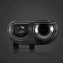 Load image into Gallery viewer, 2008-2014 Dodge Challenger OEM Replica Headlights Projector LED Lights