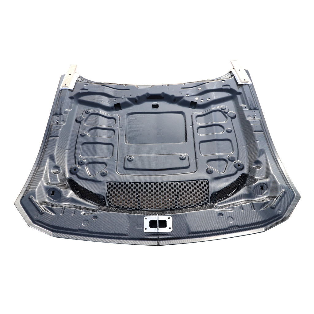 2024+ Ford Mustang S650 Type-LM Carbon Fiber Double Sided Hood