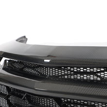 Load image into Gallery viewer, 2019-2025 Chevy Camaro SS RS LT Black Panther ZL1 1LE 1PC Full Gloss Carbon Fiber Track Package Front Bumper Conversion for RS Headlights