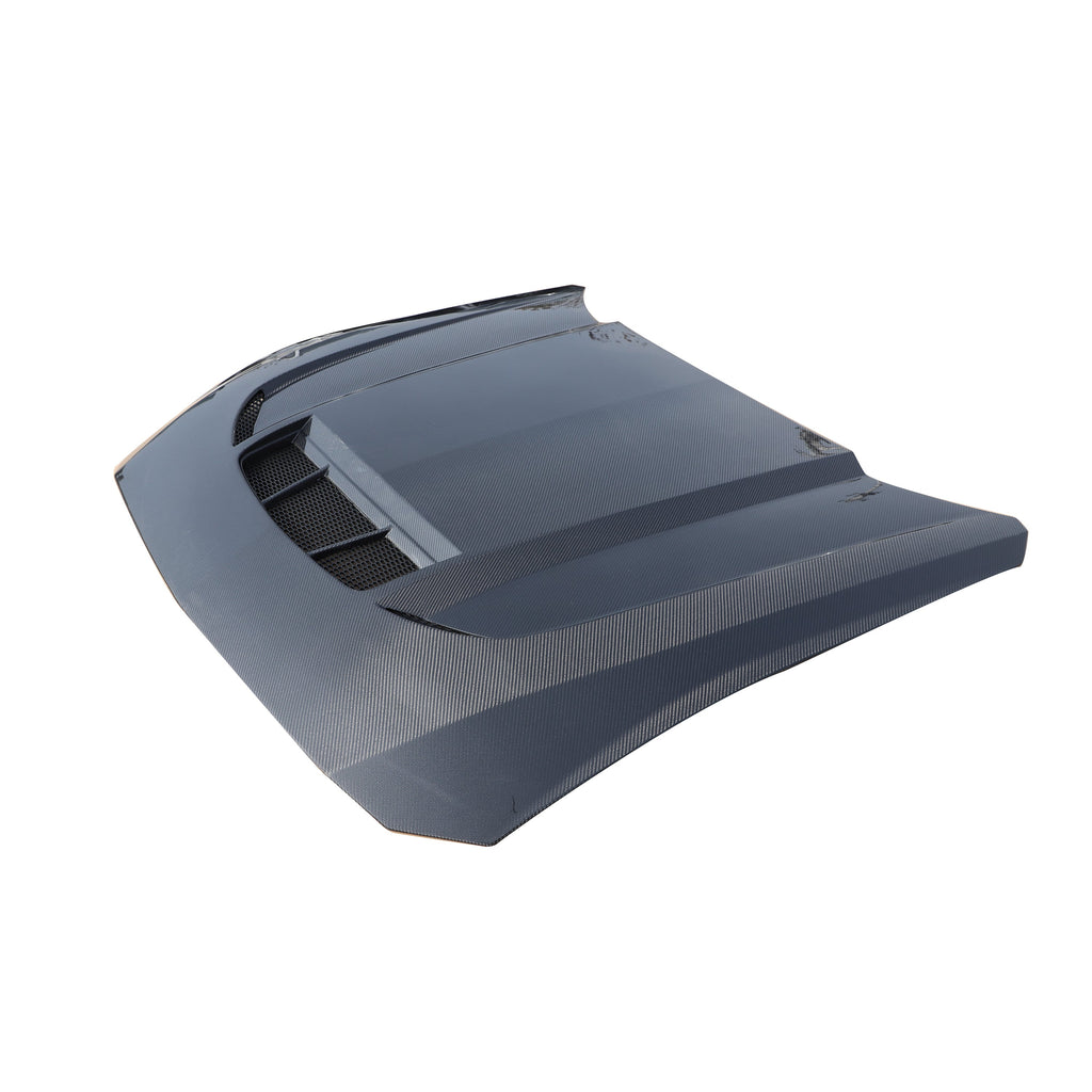 2024+ Ford Mustang S650 Type-LM Carbon Fiber Double Sided Hood