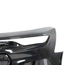 Load image into Gallery viewer, 2019-2025 Chevy Camaro SS RS LT Black Panther ZL1 1LE 1PC Full Gloss Carbon Fiber Track Package Front Bumper Conversion for RS Headlights