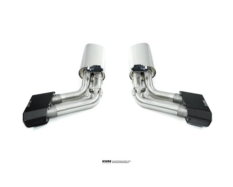 Kline Innovation Valvetronic  Exhaust System with Carbon Fiber Tips Mercedes G63 AMG