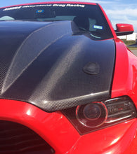 Load image into Gallery viewer, 2013 - 2014 Ford Mustang Type-CJ Carbon Fiber Cowl Hood