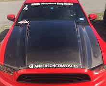 Load image into Gallery viewer, 2013 - 2014 Ford Mustang Type-CJ Carbon Fiber Cowl Hood