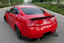 Load image into Gallery viewer, 2008-2015 Infiniti G37S Coupe DE Style Carbon Fiber Trunk Spoiler - Carbonado