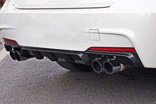 Load image into Gallery viewer, 2013-2019 BMW 3 Series F30 F35 MP Style Carbon Fiber Qual Exhaust Rear Lip (For M-Tech Only) - Carbonado