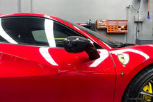 Load image into Gallery viewer, 2015-2020 Ferrari 488 GTB Spyder OE Style Carbon Fiber Mirror Repalcement - Carbonado