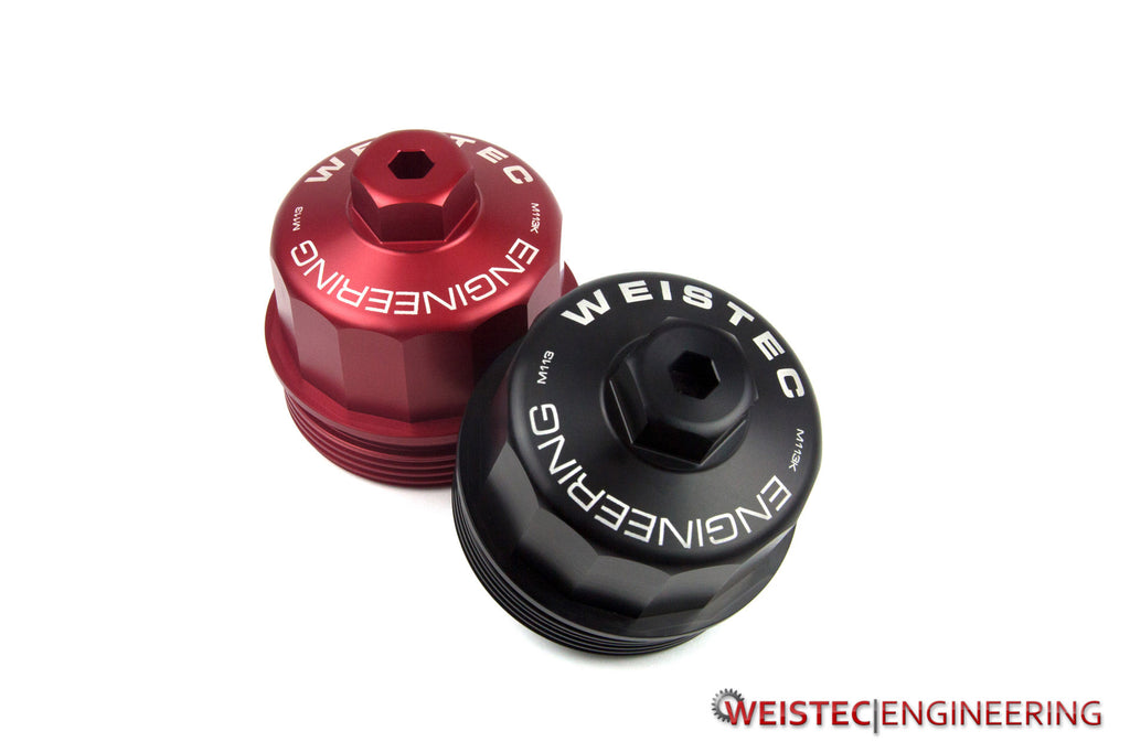 Weistec Billet Oil Filter Cap, M113 M113K, Black for Mercedes-Benz