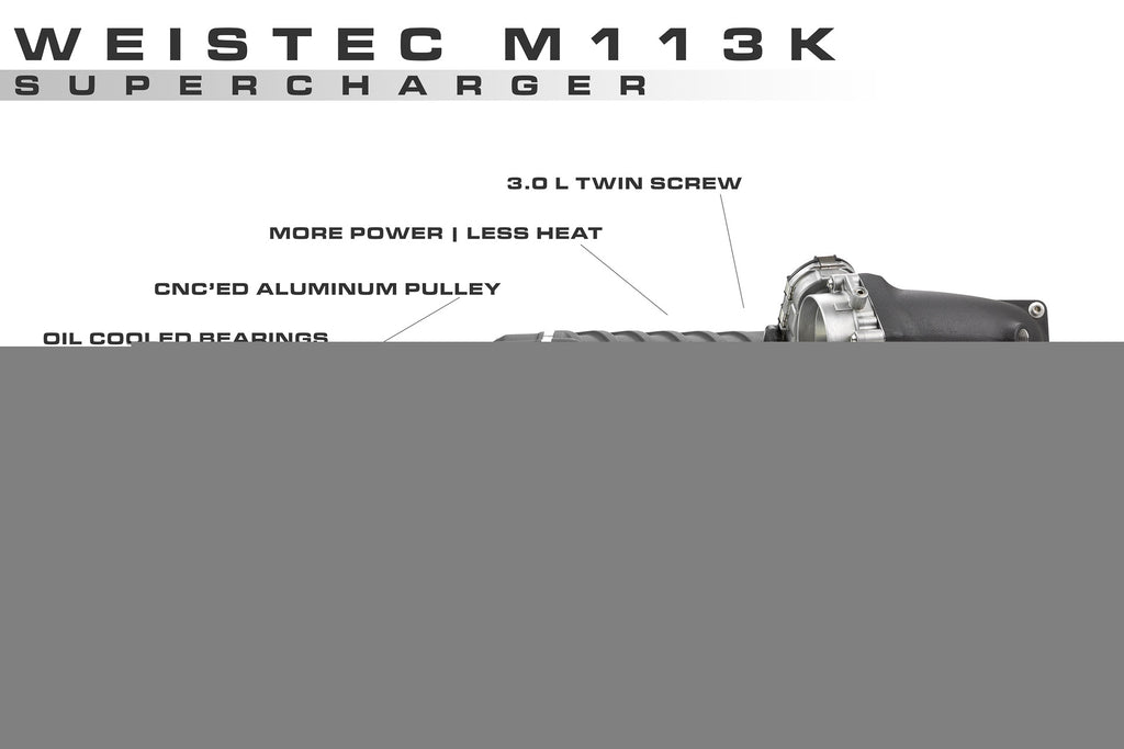 Weistec M113K Supercharger System, G55 Mercedes-Benz G55 AMG