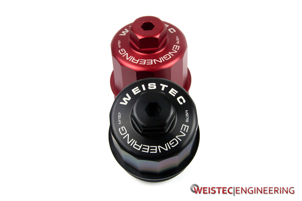 Weistec Billet Oil Filter Cap, M157 M278, Red for Mercedes-Benz
