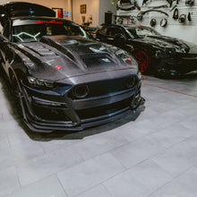 Load image into Gallery viewer, PRE-ORDER 2018-2023 Ford Mustang GT500/Mach1 Combo Double Sided Full Carbon Fiber Track Package Front Bumper Conversion