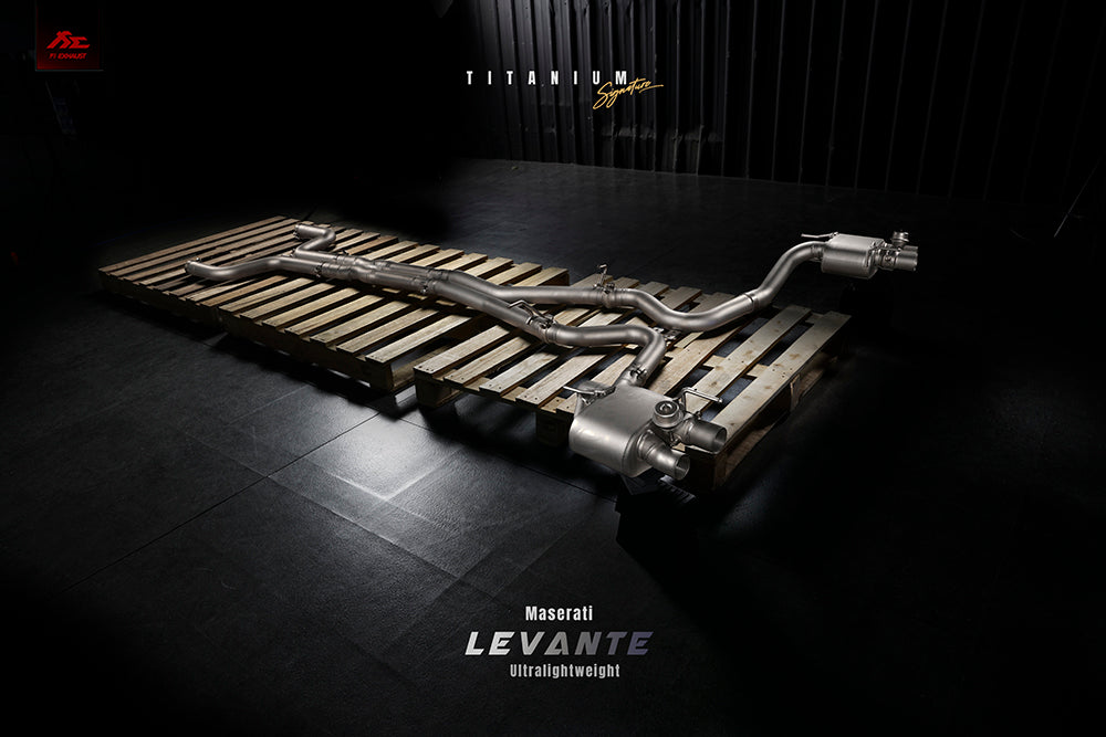 Valvetronic Exhaust System for Maserati Levante/S | 3.0TT V6 | Titanium Signature Series | 2017+