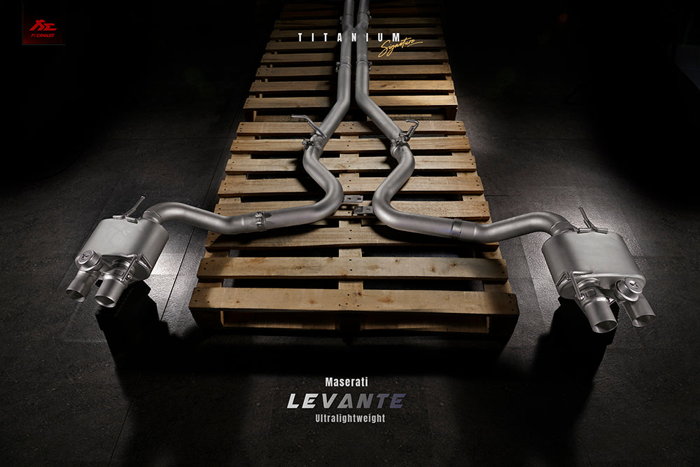 Valvetronic Exhaust System for Maserati Levante/S | 3.0TT V6 | Titanium Signature Series | 2017+
