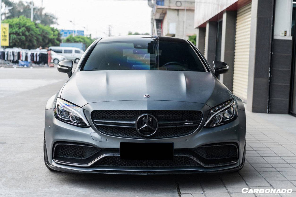2014-2021 Mercedes Benz C-Class W205/ S-Class W222 C217/ E-Class W213 2/4 Door Dry Carbon Fiber Mirror Cover - Carbonado Aero