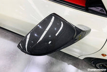 Load image into Gallery viewer, 2010-2015 Ferrari 458 Coupe Spyder Speciale OE Style DRY Carbon Fiber Mirror Housing - Carbonado Aero