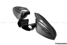 Load image into Gallery viewer, 2010-2015 Ferrari 458 Coupe Spyder Speciale OE Style DRY Carbon Fiber Mirror Housing - Carbonado Aero