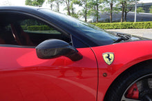 Load image into Gallery viewer, 2010-2015 Ferrari 458 Coupe &amp; Spider &amp; Speciale OE Style DRY Carbon Fiber Mirror Housing - Carbonado