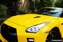 Load image into Gallery viewer, 2008-2016 Nissan GTR R35 CBA/DBA OEM Style Carbon Fiber Hood Sccops - Carbonado