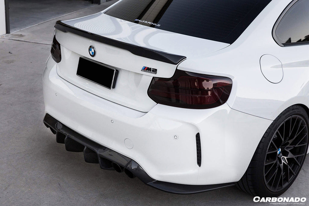 2016-2020 BMW 2 Series M2/M2C F87 F22 VRS Style Trunk Spoiler - Carbonado Aero