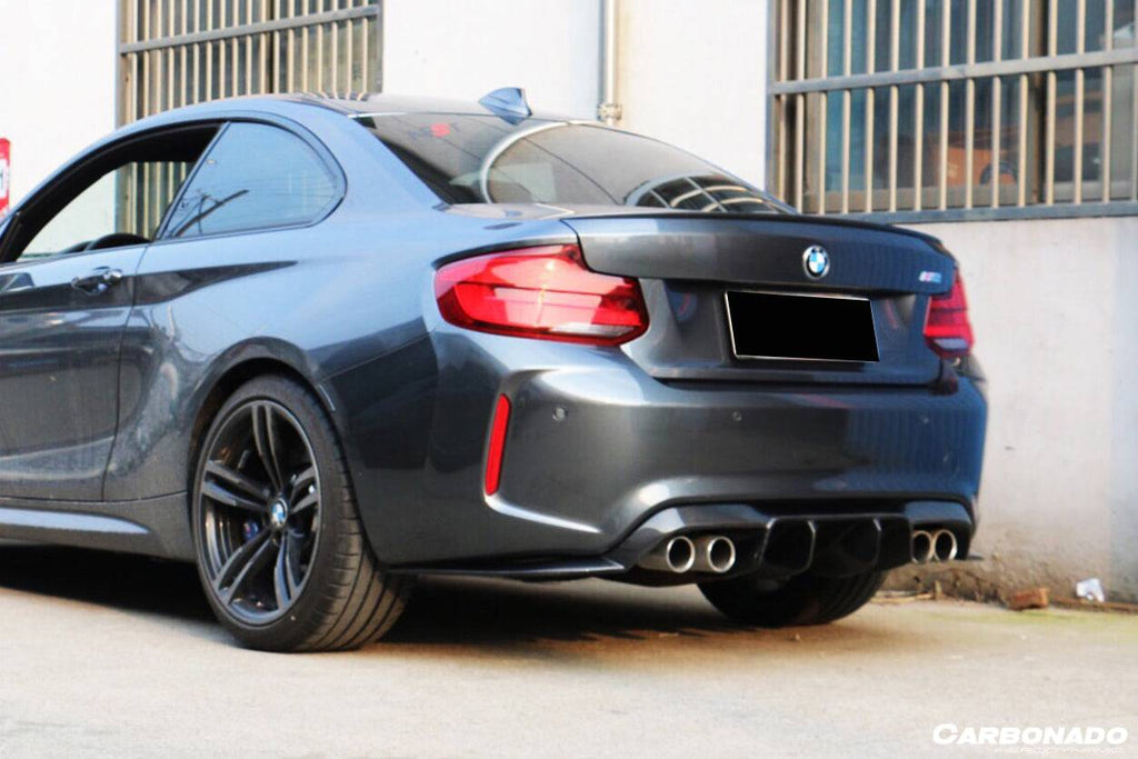 2016-2020 BMW M2 F87 VRS Style Carbon FIber Rear Lip - Carbonado