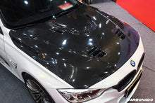 Load image into Gallery viewer, 2013-2019 BMW 3 Series F30 F35 VRS Style Carbon Fiber Hood - Carbonado Aero