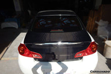 Load image into Gallery viewer, 2007-2013 Infiniti G25/G35/G37 Sedan OEM Style Carbon Fiber Trunk - Carbonado Aero