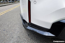 Load image into Gallery viewer, 2021-UP BMW M4 G82/G83 MP Style Carbon Fiber Qual Rear Lip with Caps - Carbonado Aero