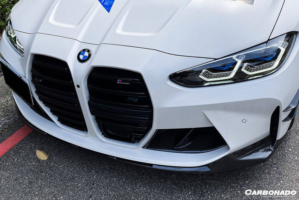 2021-UP BMW M3 G80 M4 G82/G83 MP Style Carbon Fiber Front Lip - Carbonado Aero
