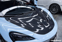 Load image into Gallery viewer, 2018-2021 McLaren 540c 570s 600lt P1 Style Carbon Fiber Hood - Carbonado Aero