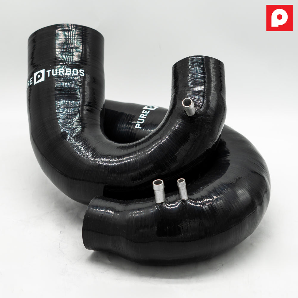 Pure Turbos McLaren 720S / 765LT Hi-Flow Silicone Turbo Inlet Pipes