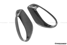 Load image into Gallery viewer, 2013-2019 Porsche 911 991-2 Turbo S OEM Style Carbon Fiber Quarter Panel Side Scoops - Carbonado Aero