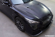 Load image into Gallery viewer, 2014-2017 Infiniti Q50 Sedan EAU ROUGE Style Hood - Carbonado Aero