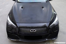 Load image into Gallery viewer, 2014-2017 Infiniti Q50 Sedan EAU ROUGE Style Hood - Carbonado Aero