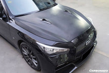 Load image into Gallery viewer, 2014-2017 Infiniti Q50 Sedan EAU ROUGE Style Hood - Carbonado Aero
