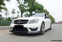 Load image into Gallery viewer, 2012-2014 Mercedes Benz W204 C63 AMG RZ Style Carbon Fiber Front Lip - Carbonado Aero