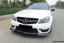 Load image into Gallery viewer, 2012-2014 Mercedes Benz W204 C63 AMG RZ Style Carbon Fiber Front Lip - Carbonado Aero